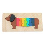 Puzzle encastrement chien andy westface noir Puzzle encastrement chien andy westface noir
