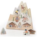 Puzzle d'encastrement les dolomites beige