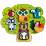 Puzzle encastrement dans la for�t oski (6 pi�ces) support vert