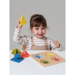 Puzzle encastrement des formes - taftoys multicolore