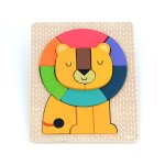Puzzle encastrement lion andy westface jaune Puzzle encastrement lion andy westface jaune