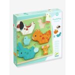 Puzzle encastrement puzz and play friends vert
