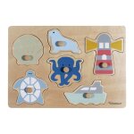 Puzzle � encastrer oc�an en bois bois