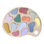 Puzzle � encastrer palette multicolore