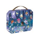 Puzzle f�es et n�nuphars 36 pcs violet