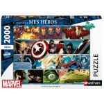 Puzzle la force des avengers 2000 pcs blanc
