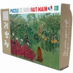 Puzzle for�t tropicale avec singes de rousseau 50 pcs marron