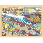 Puzzle gare beige