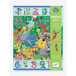 Puzzle géant 1 À 10 jungle - multicolore Puzzle géant 1 À 10 jungle - multicolore