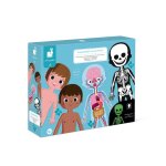 Puzzle g�ant le corps humain 350pi�ces multicolore