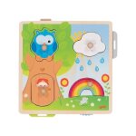 Puzzle avec images cach�es - hibou beige