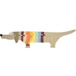 Puzzle de lettres chien beige