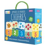 Puzzle & livre apprends tes premiers chiffres bleu Puzzle & livre apprends tes premiers chiffres bleu