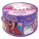 Puzzle & livre - ma licorne magique rose