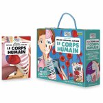 Puzzle & livre - voyagez d�couvrez explorez le corps humain bleu