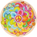 Puzzle mandala flowers rose