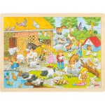 Puzzle mini - ferme beige