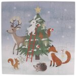 Puzzle noel 30 pi�ces, d�s 3 ans vert, marron, blanc