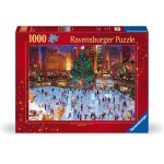 Puzzle no�l au rockefeller center 1000 pcs rouge