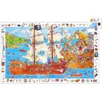 Puzzle d'observation et poster - les pirates multicolore