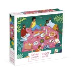 Puzzle picnic entre amis 1000 pcs vert