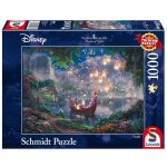 Puzzle raiponce 1000 pcs bleu
