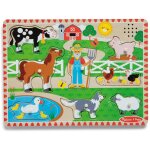 Puzzle sonore ferme old macdonald vert