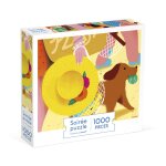 Puzzle sortie � la plage 1000 pcs jaune
