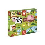 Puzzle tactile la ferme 20 pièces multicolore Puzzle tactile la ferme 20 pièces multicolore