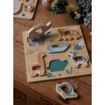 Puzzle tanzanie 2 en 1 en bois fsc® vert Puzzle tanzanie 2 en 1 en bois fsc® vert