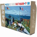 Puzzle terrasse � sainte - adresse de monet 100 pcs marron
