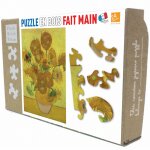 Puzzle les tournesols de van gogh marron