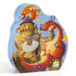 Puzzle vaillant & les dragons 54 pi�ces multicolore