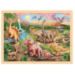 Puzzle la vall�e des dinosaures beige