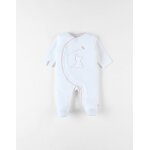 Pyjama 1 pice popsie en velours blanc