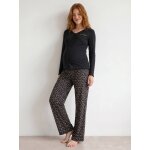 Pyjama 2 pi�ces allaitement anthracite