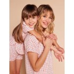 Pyjama 2 pi�ces fille capsule m�re - fille rose poudr�
