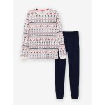 Pyjama 2 pices homme famille nol bleu nuit