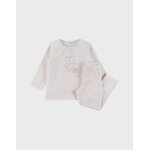 Pyjama 2 pièces en velours beige Pyjama 2 pièces en velours beige
