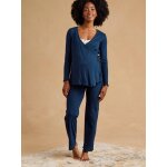 Pyjama 3 pi�ces grossesse et allaitement marine