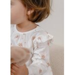 Pyjama b�b� coton fantaisie blanc