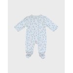 Pyjama b�b� coton imprim� blanc