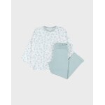 Pyjama b�b� coton imprim� bleu