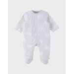 Pyjama b�b� coton jacquard gris