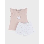 Pyjama b�b� coton pointelle beige