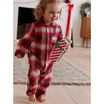 Pyjama bb flanelle nol capsule famille rouge
