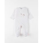 Pyjama bb jersey fantaisie blanc