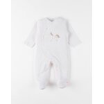 Pyjama bb jersey fantaisie ecru