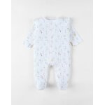 Pyjama bb jersey pointelle blanc