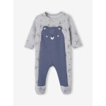 Pyjama bébé mixte koala en molleton gris chiné Pyjama bébé mixte koala en molleton gris chiné
